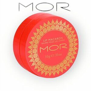 MOR Blood Orange Macaron Lip Balm Nourishing Oils Beeswax Cocoa Butter NWT